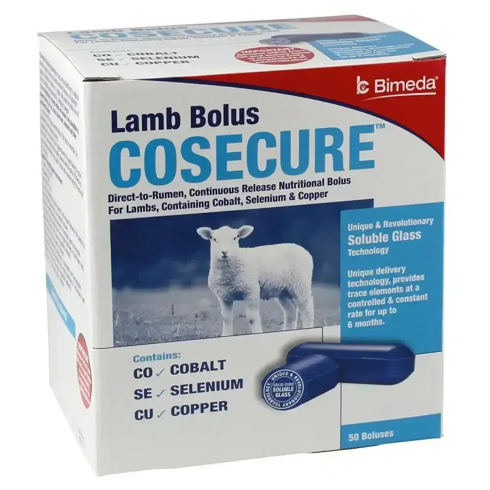 Bimeda Cosecure Lamb Bolus 50 Pack Lambs