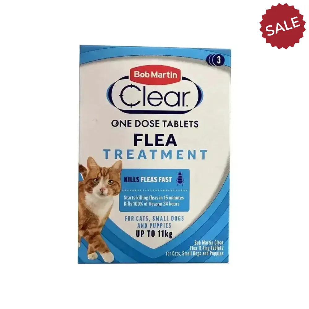 Bob Martin Clear Flea Tablets For Cats 3 Pack Flea Treatments