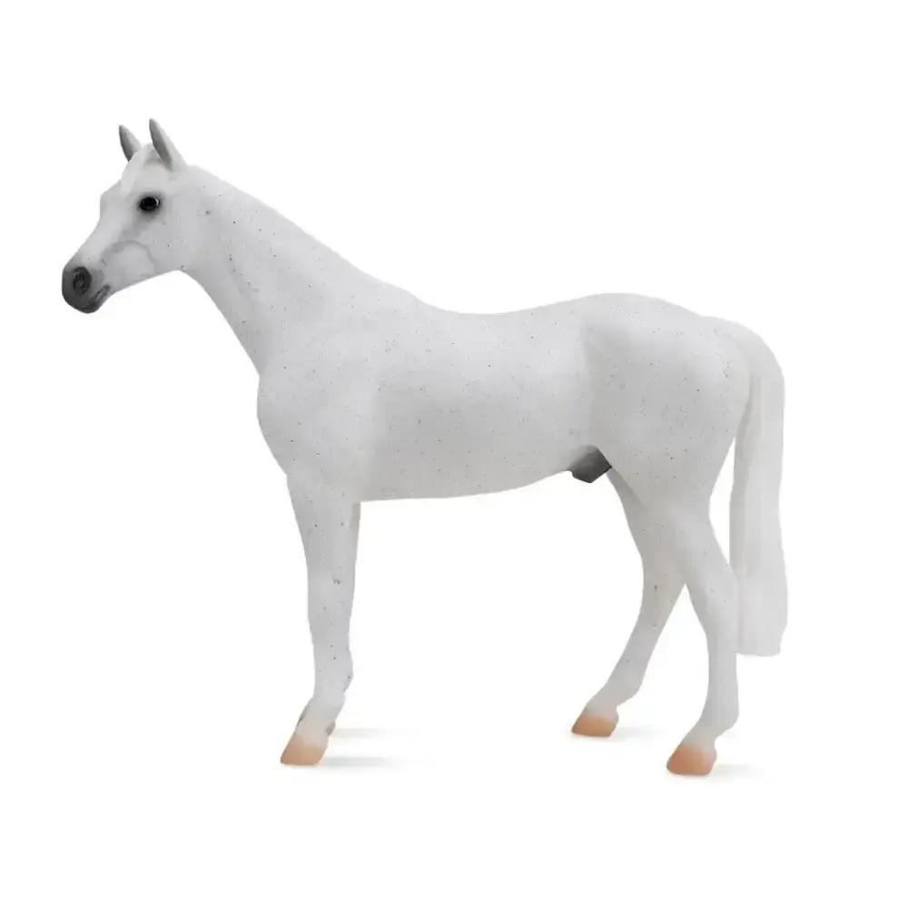 Breyer Fleabitten Grey Thoroughbred Model Horses