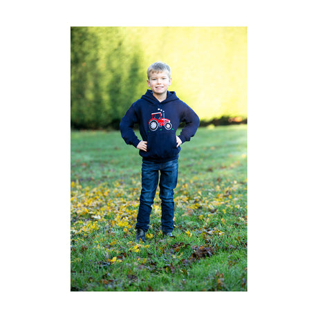 British Country Collection Big Red Tractor Childrens Applique Hoodie Jumpers & Hoodies Barnstaple Equestrian Supplies
