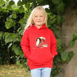 British Country Collection Carrot Pony Childrens Hoodie Red Age 3-4 Hoodies