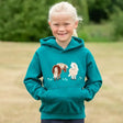 British Country Collection LIMITED EDITION Ruby & Honey Childrens Hoodie Jade Age 3-4 Hoodies