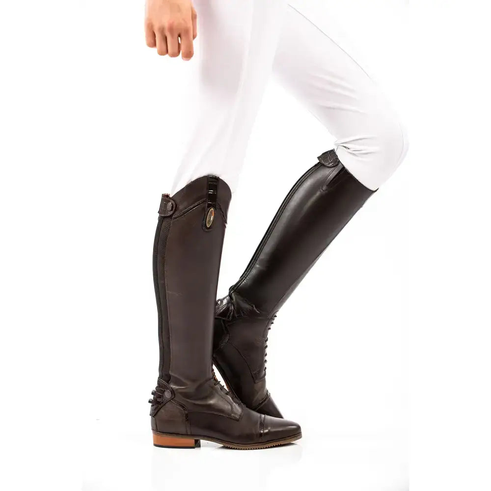 Black leather brogini 5512 florence regular vogue croc boots brown with sleek polished finish and classic design
