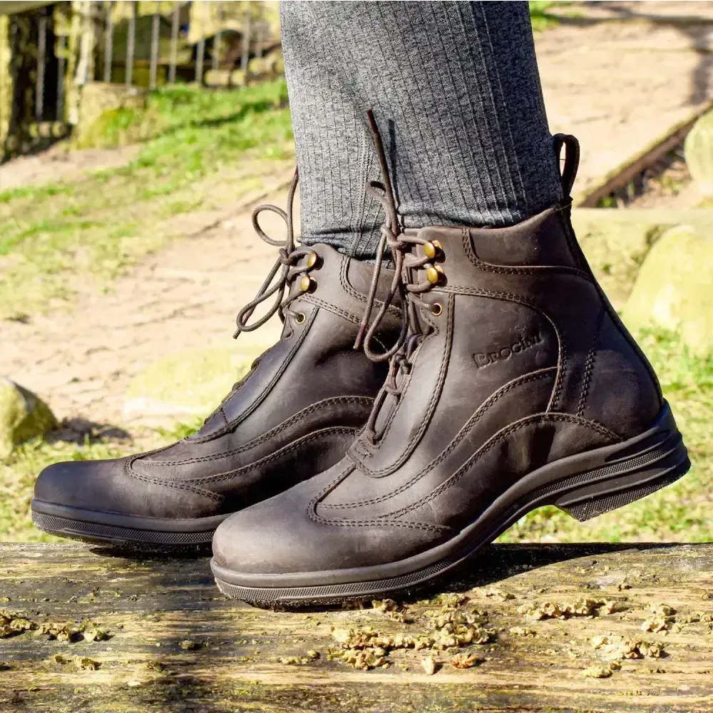 Brogini Kilcott Ankle Boots Brown 39 (6) Brown Riding Boots & Footwear