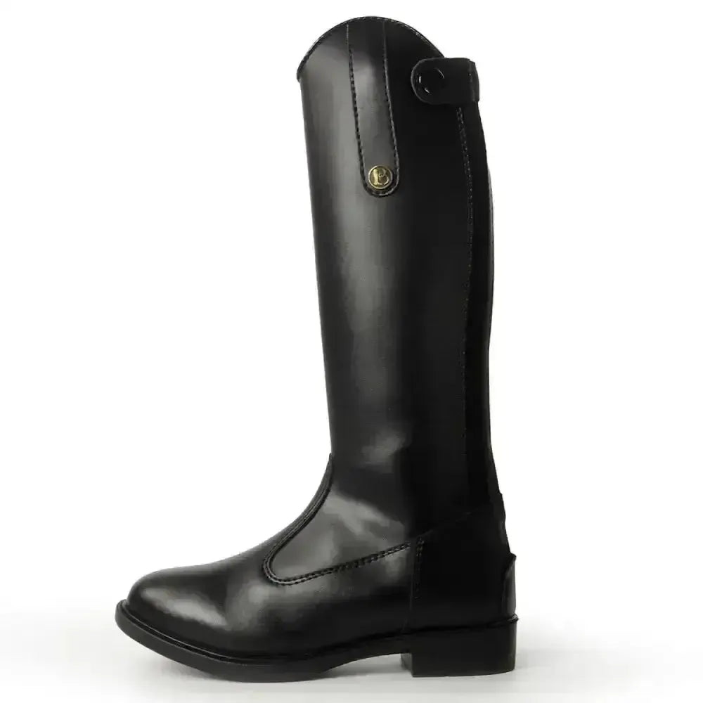 Brogini Modena Piccino Synthetic Long Black Junior Riding Boots 28 Long Riding Boots