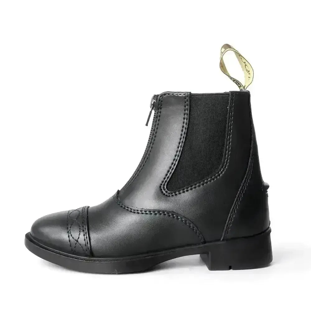 Brogini Tivoli Paddock Boots - Junior BLACK 28 EU / 9 Short Riding Boots