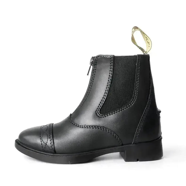Brogini Tivoli Paddock Boots - Junior BLACK 28 EU / 9 Short Riding Boots