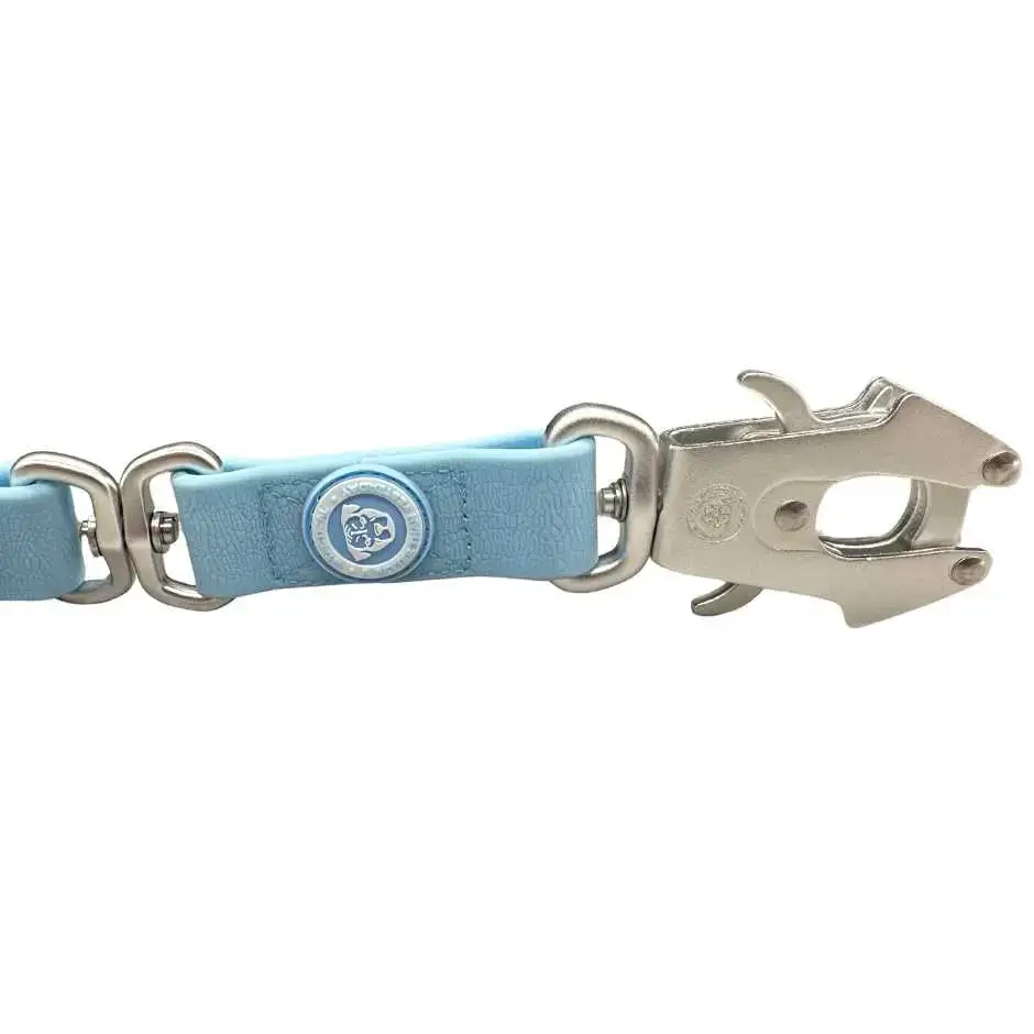 BTactical™ Extra-Strong PVC Frog Clip Dog Lead | Pastel Blue 120cm (1.2m) Dog Lead