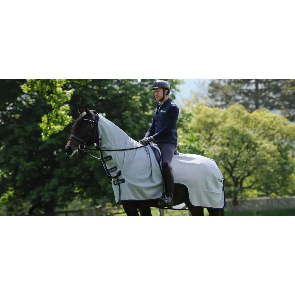 Bucas Buzz Off Riding Rug Blue S Ride On Fly Rugs