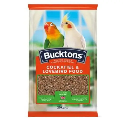 Bucktons Cockatiel & Lovebird Mix 20 kg Bird Feed