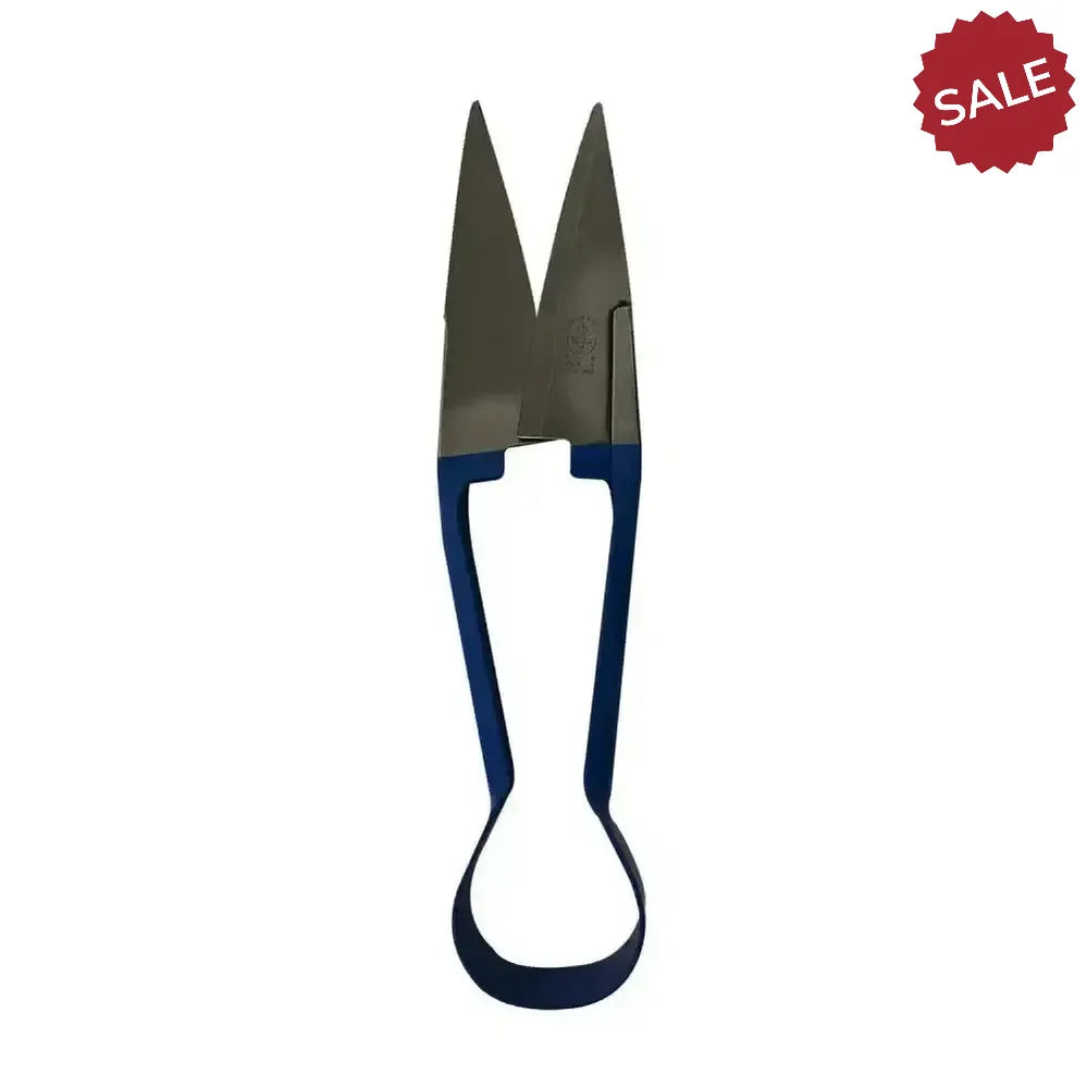 Burgon & Ball Dagging Shears Single Bow Straight Blue 3.5" Blue Smallholder