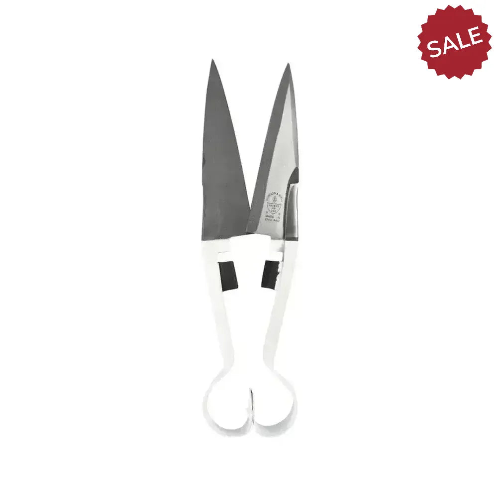 Burgon & Ball Supershears Double Bow Straight White 5" White Smallholder