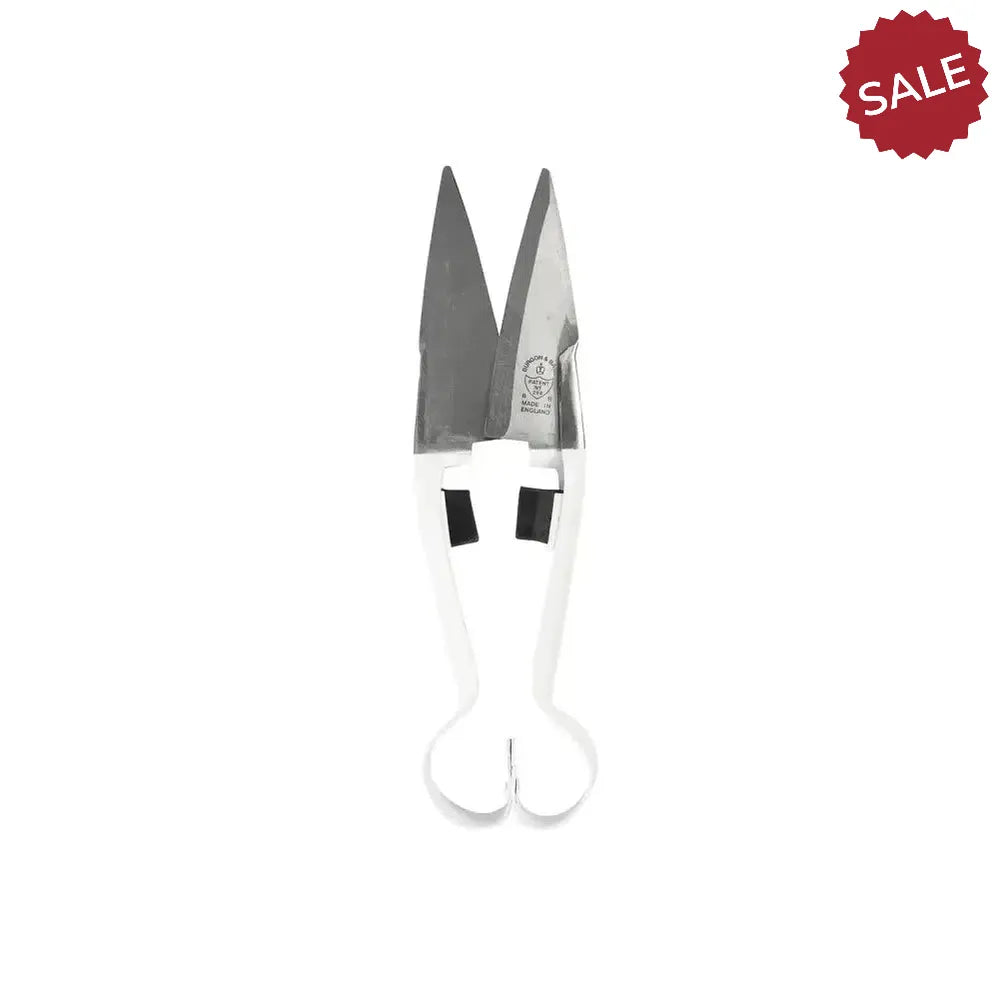 Burgon & Ball Supershears Double Bow Straight White 5" White Smallholder