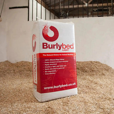 Burlybed Lite Rape Straw Horse Bedding Burlybed Animal Bedding Barnstaple Equestrian Supplies