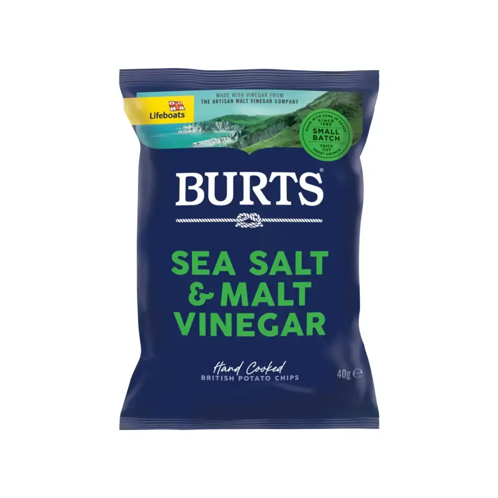 Burts Crisps Salt & Vinegar Groceries