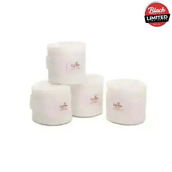 Cal Rei Mesh Work Bandages - Shop Soiled White /gold Leg Bandages