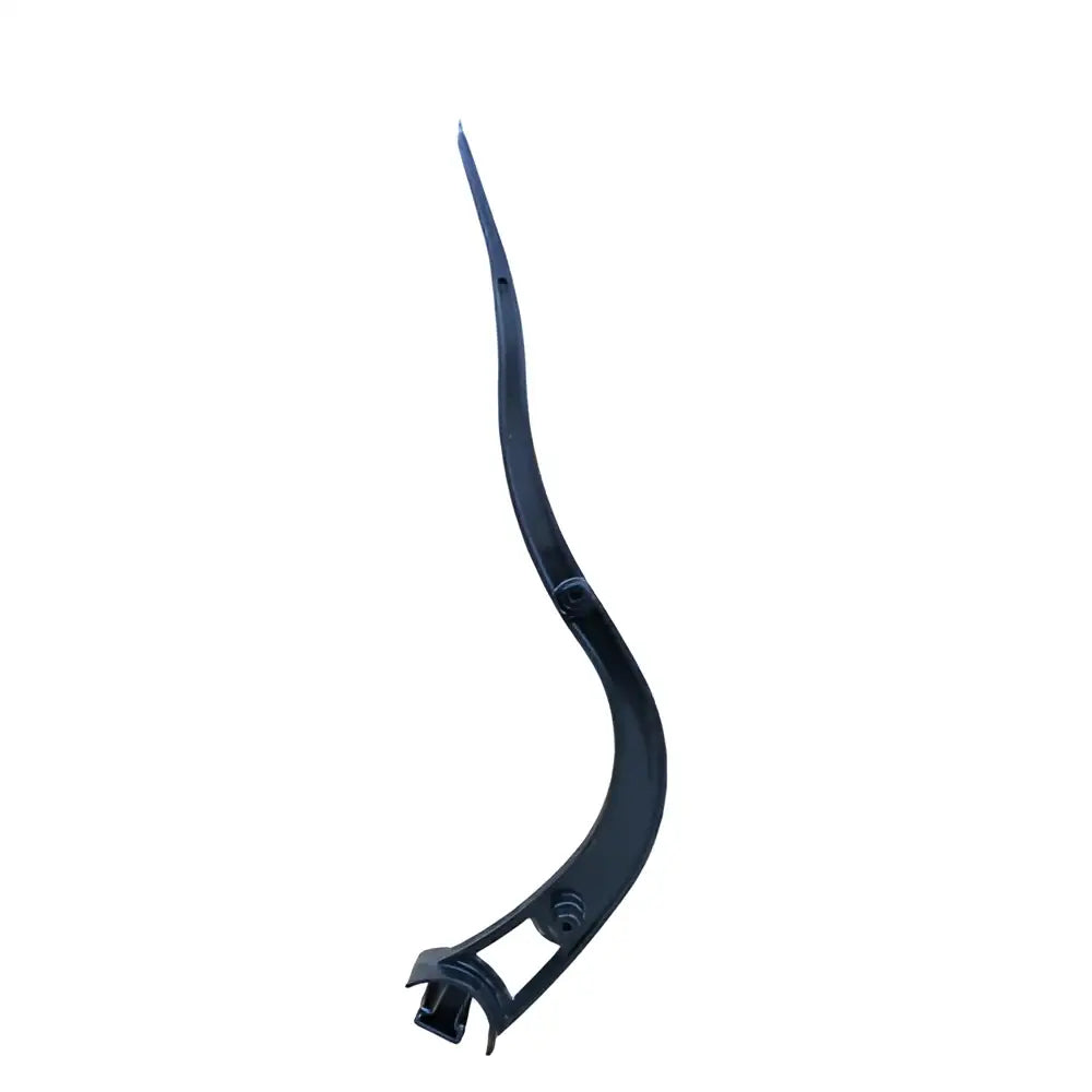 Black plastic camel shavings fork replacement tine with curved elongated design and narrow tip for shavings fork use