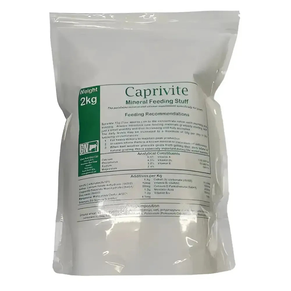 Caprivite - Vitamin Mineral Feed Supplement for Goats 2kg Goat Feed