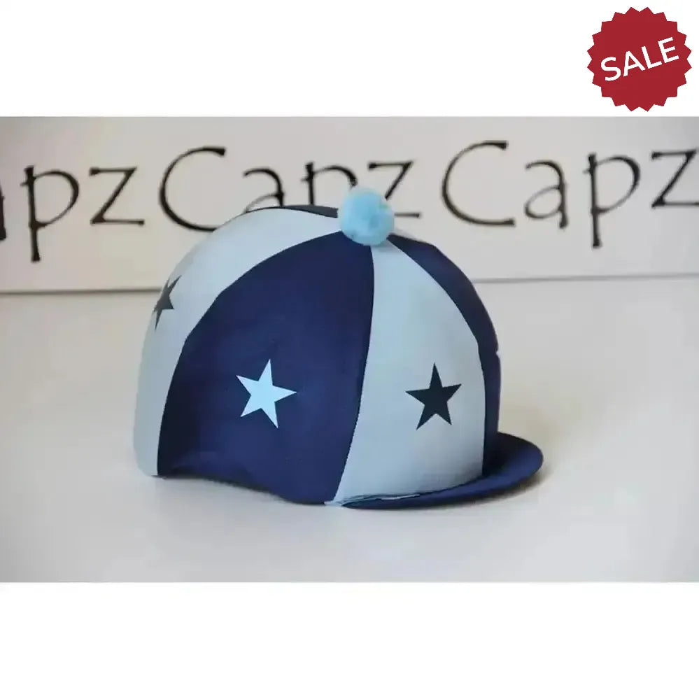 Capz Motif Cap Cover Lycra Starz Cerise/Fluorescent Pink Hat Silks