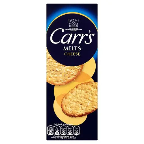 Carrs Cheese Melts Cheese Biscuits Cheese