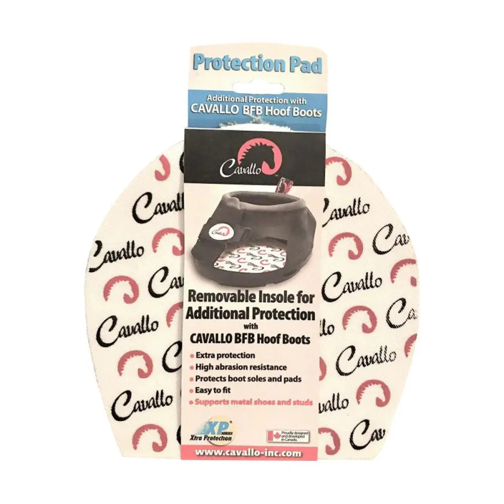 Cavallo big foot removable insole with black and white pattern for big foot boot foot boot protection pad
