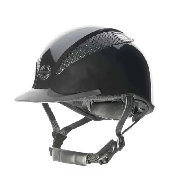 Champion Air-Tech Deluxe Adjustable Riding Hats metallic Black Small (52 - 54) Adjustable Riding Hats
