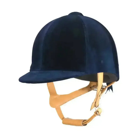 Champion CPX Supreme Deluxe Velvet Riding Hat Navy 54 cm (0 1/2 Or 6 5/8) Riding Hats