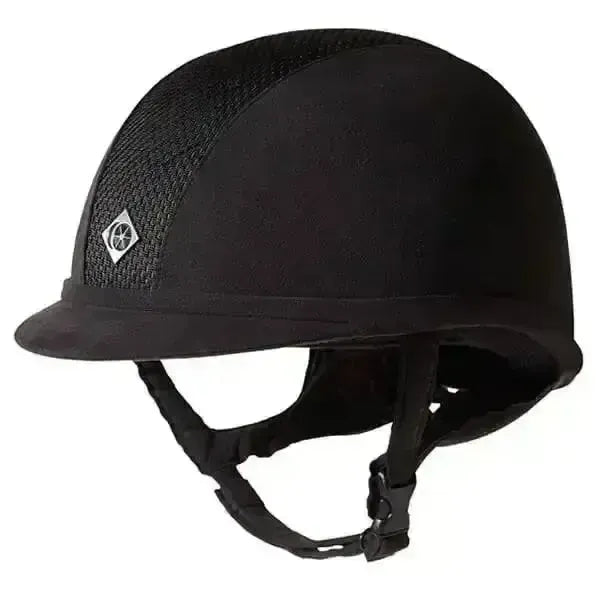 Charles Owen AYR8 Plus Riding Hat Black 54 cm (0 1/2 Or 6 5/8) Standard Riding Hats