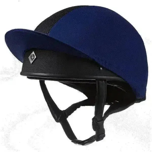 Charles Owen Pro 11 Plus Hat Silks Riding Hat Covers Navy Small Hat Silks
