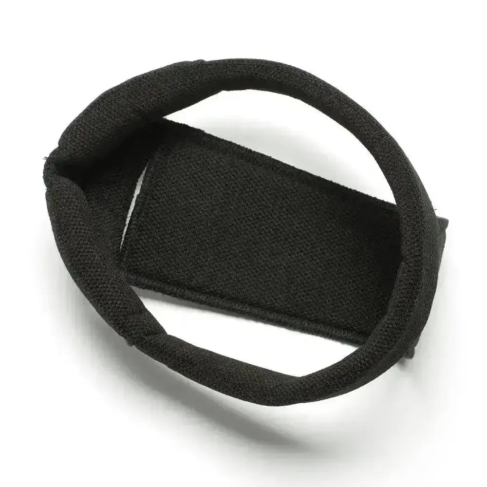 Black padded fabric charles owen replacement riding helmet liner with inner strap for secure fit helmet liners ayr8