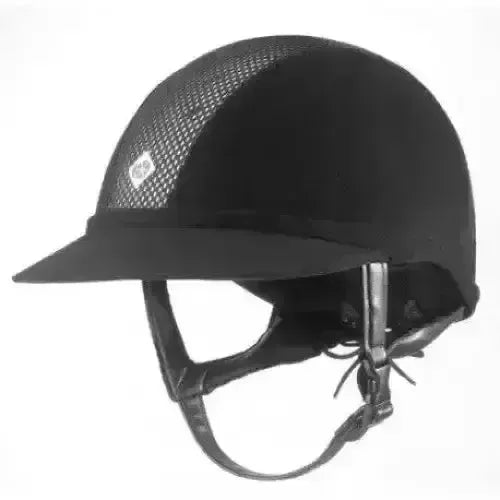 Charles Owen SP8 Plus Riding Hats Black/Silver 54 Riding Hats