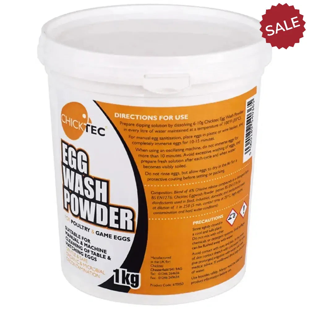 Chicktec Egg Wash Powder 1kg Poultry