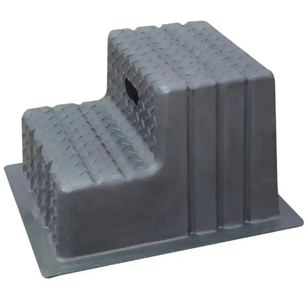 Classic Showjumps 2 Step Mounting Blocks Black Mounting Block