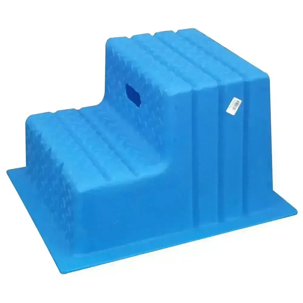 Classic Showjumps 2 Step Mounting Blocks Blue Mounting Block