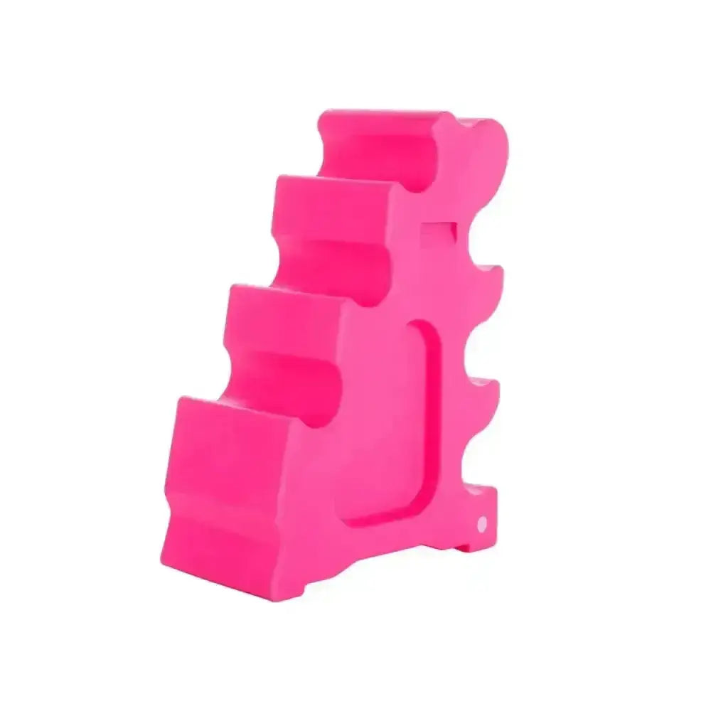 Bright pink plastic classic showjumps sloping block organizer with tiered stepped design for popular selling jump