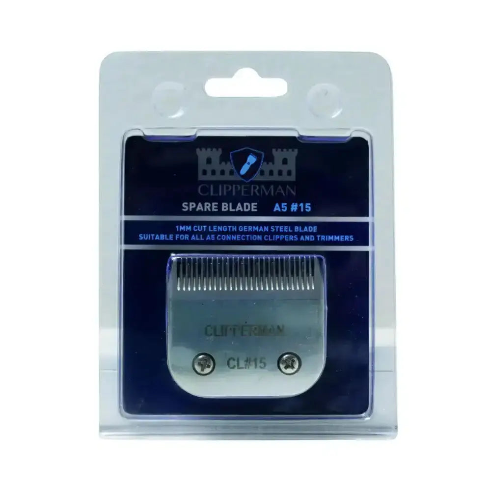 Clipperman A5 #15 High Quality Steel Blade Set FINE Clipper Accessories