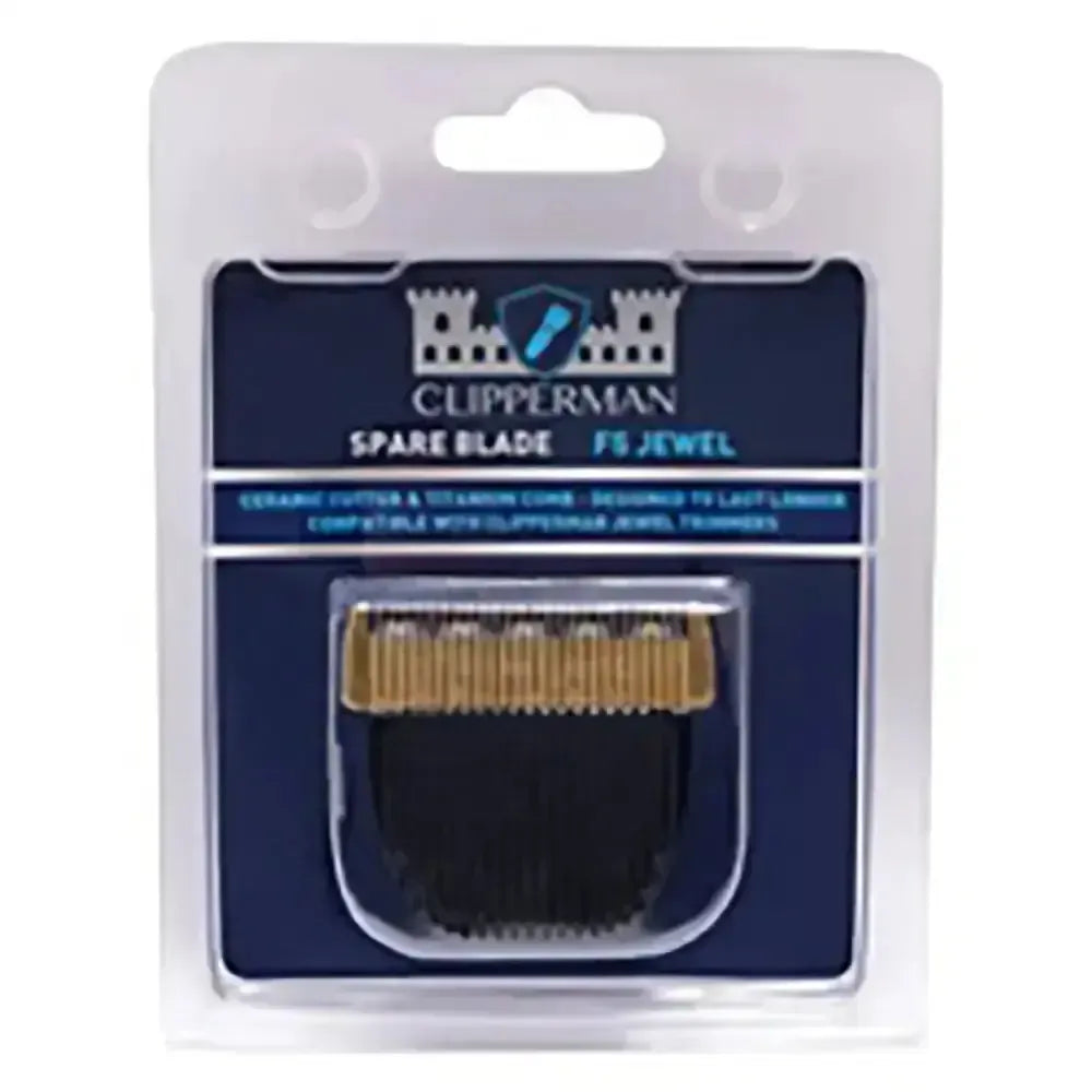 Clipperman F5 Titanium & Ceramic Blade Set For Jewel Horse Clipping & Trimming