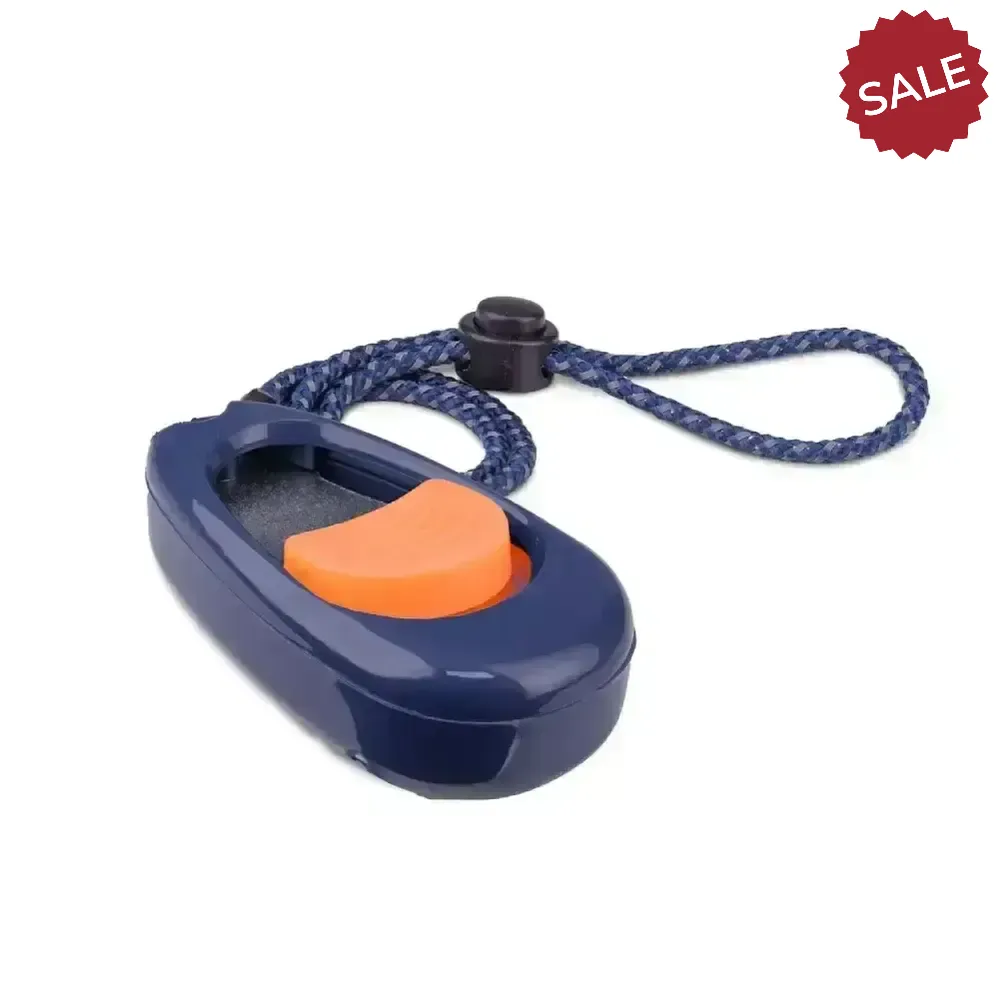Coachi Multi-Clicker Coral/Navy Dog Training