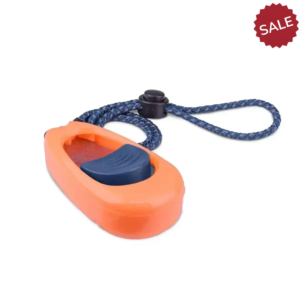 Coachi Multi-Clicker Coral/Navy Dog Training