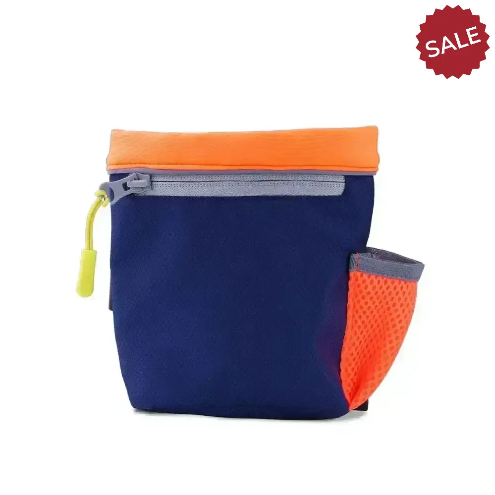 Coachi Train & Treat Bag Navy/Coral Dog Training