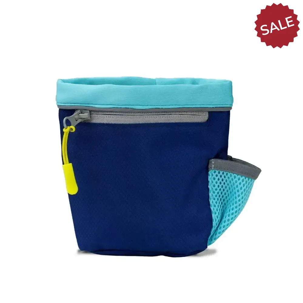 Coachi Train & Treat Bag Navy/Coral Dog Training