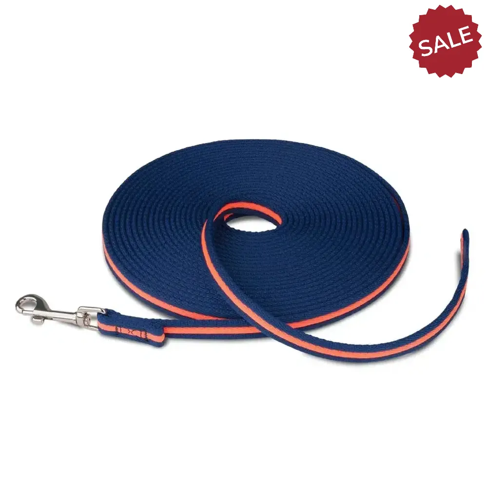 Coachi Training Line 5 m Navy/Lime Dog Lead