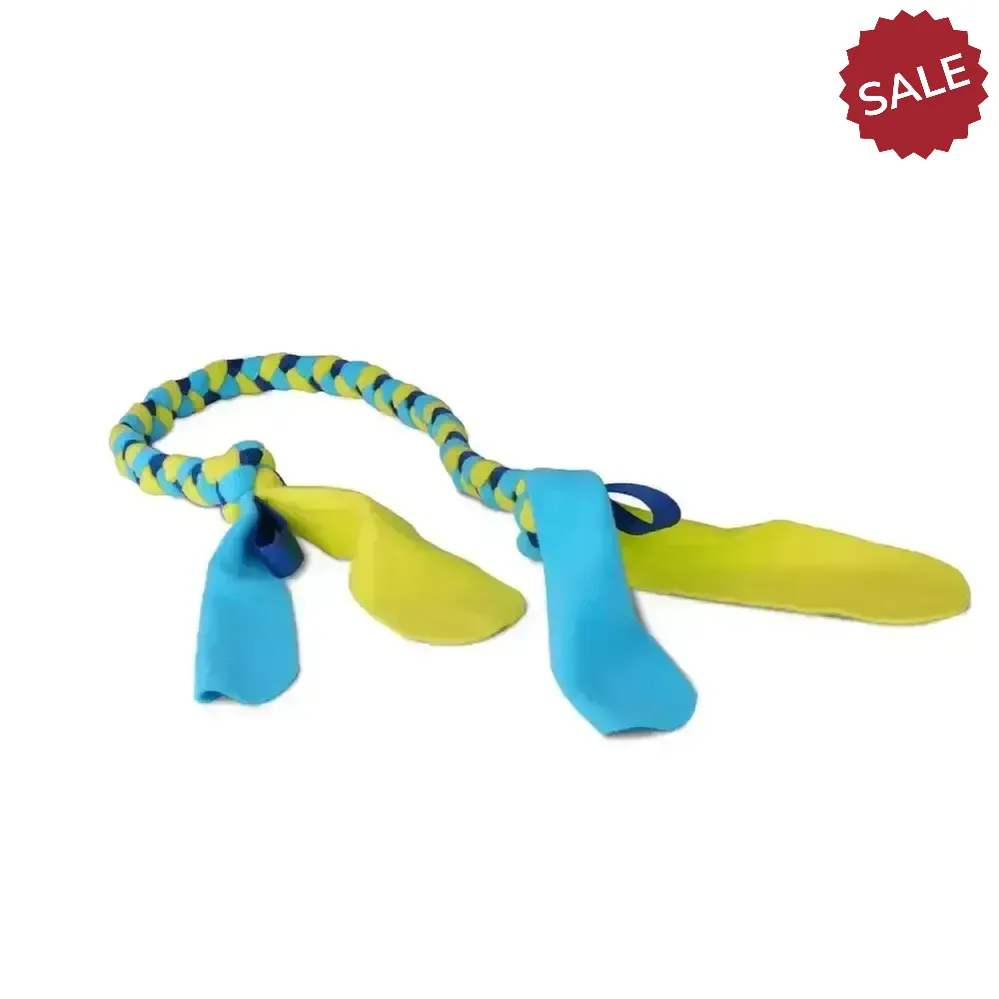Coachi Tuggi Tug Navy/Lime/Light Blue Dog Toys