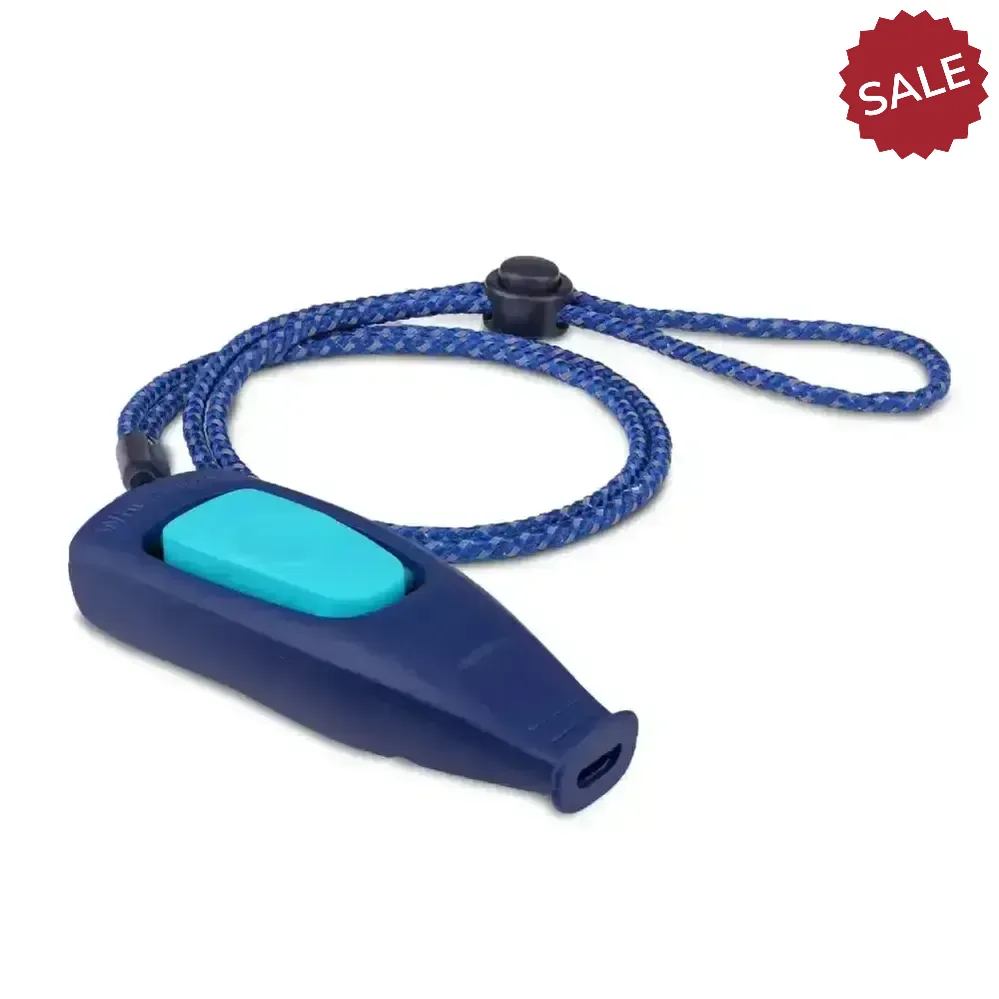 Coachi Whizzclick Light Blue/Navy Dog Lead