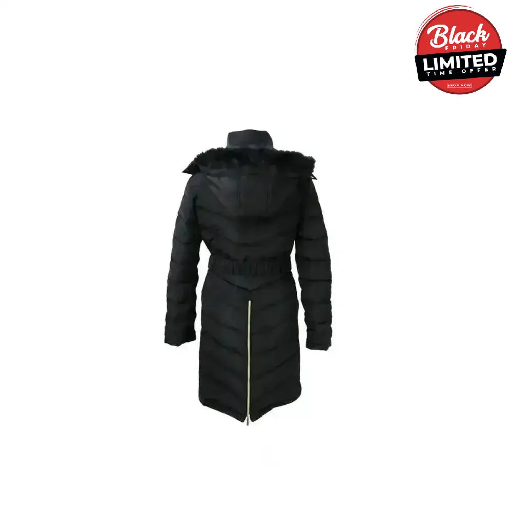 Coldstream Branxton Long Quilted Coat Black X Small Outdoor Coats
