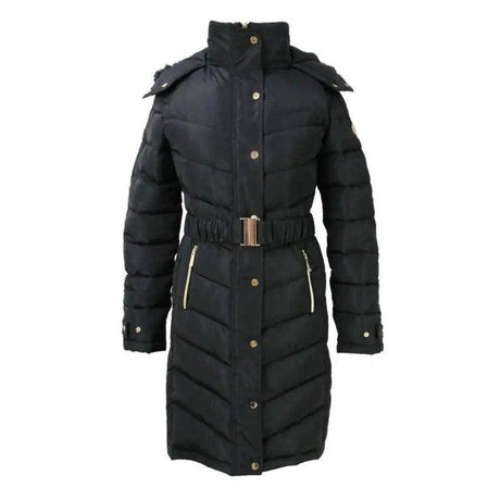  Coldstream Branxton Long Quilted Coat Black X-Large Outdoor Coats & Jackets Barnstaple Equestrian Supplies