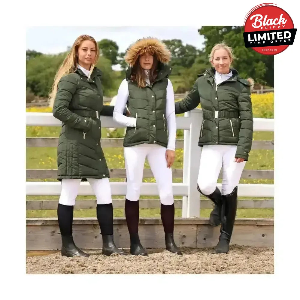 Coldstream Branxton Long Quilted Coat Fern Green X Small Outdoor Coats