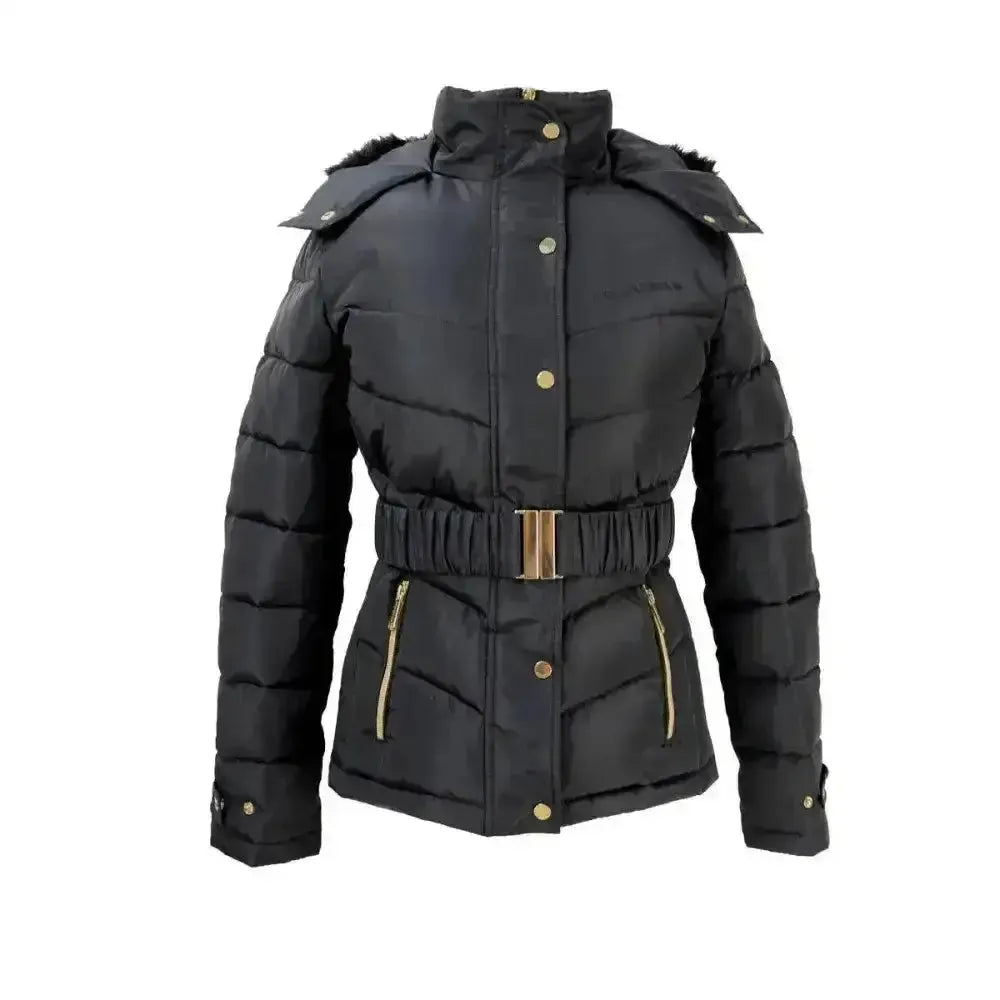 Coldstream Cornhill Quilted Coat Black Black X Small Outdoor Jackets