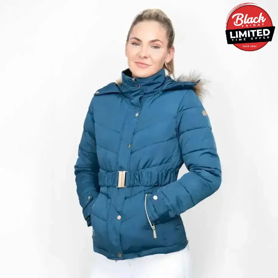 Coldstream Cornhill Quilted Coat Cool Slate Blue Cool Slate Blue X Small Outdoor Jackets