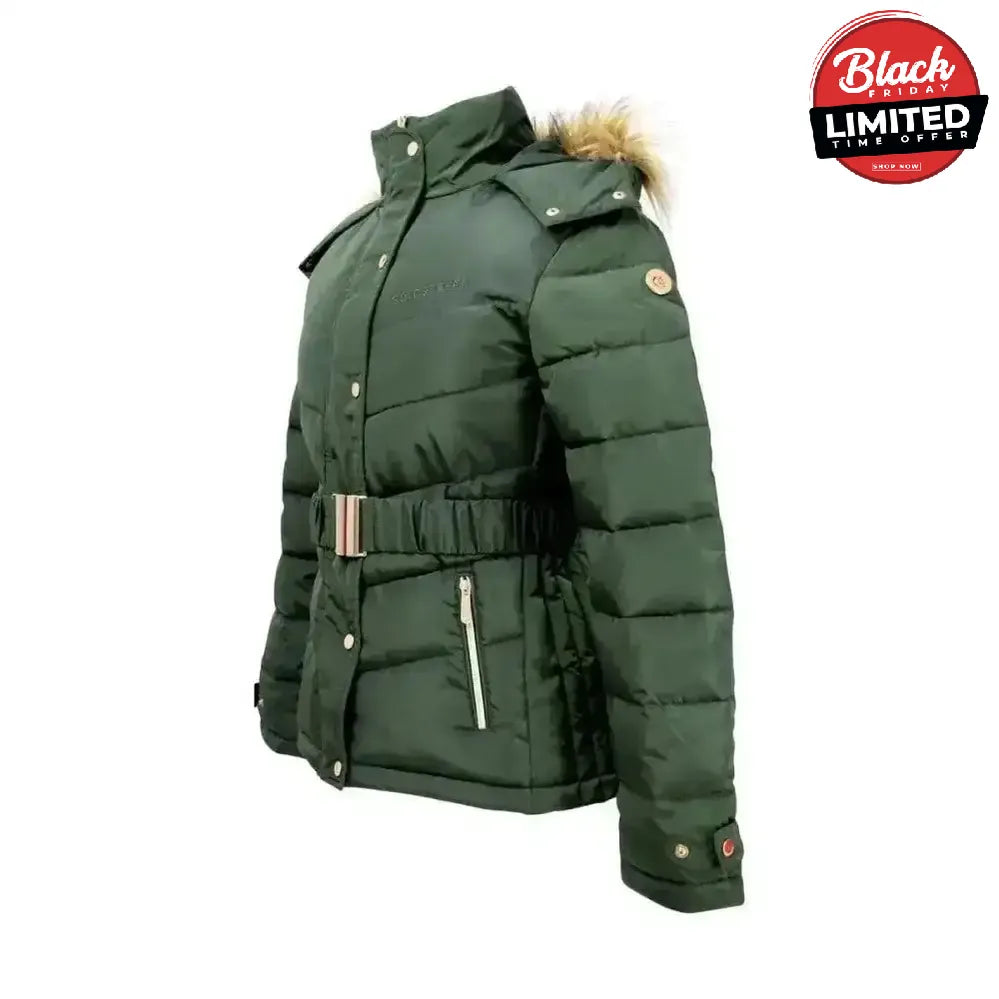Coldstream Cornhill Quilted Coat Fern Green Ferngreen X Small Outdoor Jackets